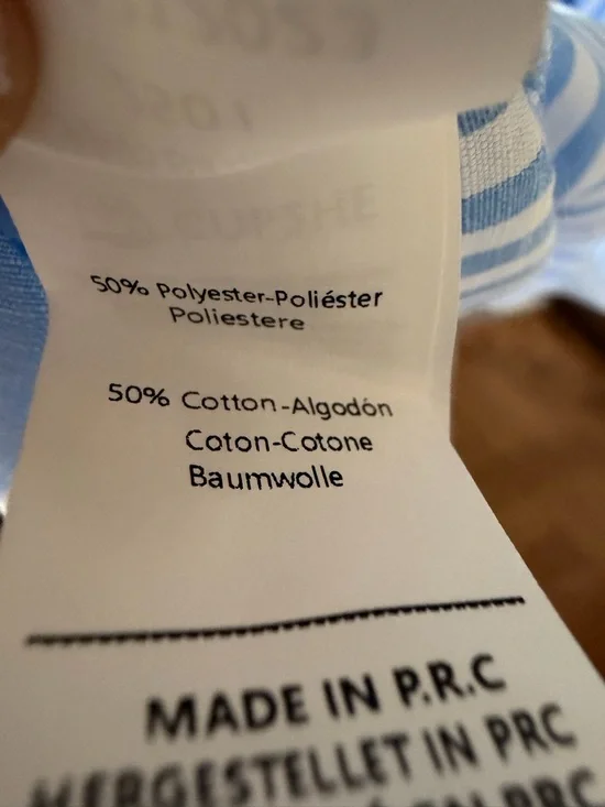 Cupshe Sleeveless Blue & White Striped Summer Dress Size Medium - Picture 7 of 8